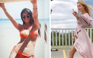 Dù bị cảnh báo, trào lưu lao ra khỏi xe rồi nhảy của Drake vẫn mê hoặc các hot girl nóng bỏng