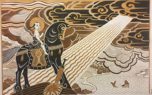 Thiếu nhi thủ đô hào hứng với triển lãm tranh minh họa ‘Lĩnh Nam chích quái’