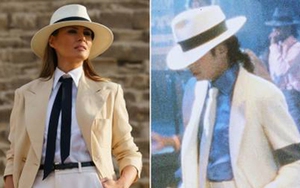 Sau khi bị chỉ trích vì đội mũ thực dân, đệ nhất phu nhân Mỹ lại được ví như Michale Jacksonn