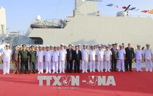 Lễ thượng cờ trên hai tàu Hộ vệ tên lửa Gepard 3.9 ở Đà Nẵng