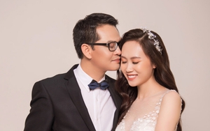 NSND Trung Hiếu U50 tình tứ bên vợ sắp cưới kém 19 tuổi trong bộ ảnh cưới