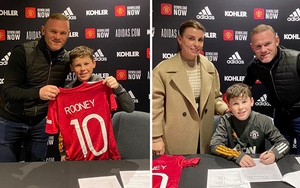 MU ký hợp đồng với con trai Rooney
