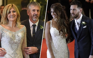 Mẹ Messi gây tranh cãi vì chiếc váy mặc tới dự đám cưới con trai