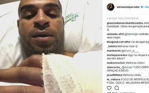 'Hoàng đế' Adriano nhập viện vì cắt cổ tay tự sát?