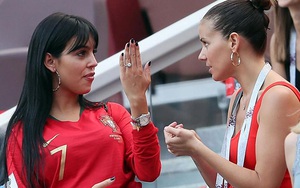 Bạn gái tới sân cổ vũ Cristiano Ronaldo, khoe nhẫn đính hôn