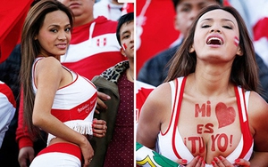Nhan sắc nóng bỏng của CĐV Peru hứa cởi đồ mỗi khi đội nhà ghi bàn
