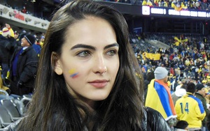 Nữ CĐV tuyệt sắc của Colombia khiến cộng đồng mạng đổ xô đi tìm danh tính