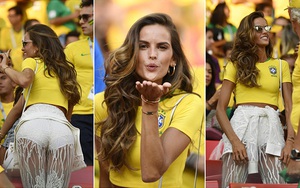 Thiên thần Victoria's Secret ăn mừng cùng Brazil trong ngày bạn trai ở tuyển Đức bị loại
