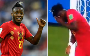 Batshuayi ăn mừng bằng pha đá bóng... trúng mặt, bị chê 'ngu dốt' nhất World Cup