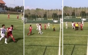 Con trai Ronaldo đi bóng ‘hay hơn cả Messi’, 'đến bố cũng phải ghen tỵ'