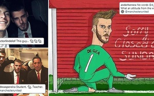 Đồng đội ôm đầu thán phục, đăng ảnh chế, ca ngợi màn trình diễn siêu đẳng của De Gea