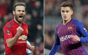 CHUYỂN NHƯỢNG M.U 31/1: Juan Mata xuất hiện ở Barcelona, M.U kích hoạt ‘bom tấn’ Coutinho