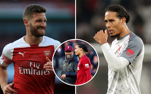 Sốc khi 'thảm họa’ Mustafi có thống kê xuất sắc hơn... Van Dijk