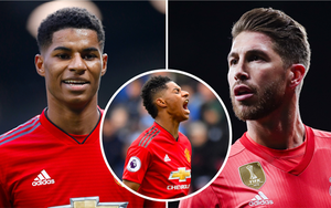 Hậu vệ Sergio Ramos ghi nhiều bàn hơn tiền đạo Marcus Rashford dù đá ít hơn