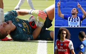 Thủ môn Arsenal chấn thương kinh hoàng, đồng đội lao vào bóp cổ đối phương