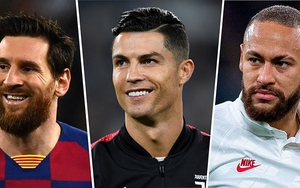 Top 10 cầu thủ lương cao nhất thế giới 2020: Ronaldo vẫn số một, trên Messi và Neymar