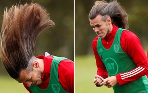Gareth Bale tháo dây chun khoe tóc cực dị khiến fan choáng váng
