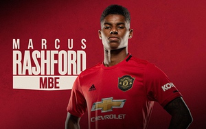 MU: Marcus Rashford vinh dự được phong tước Hiệp sĩ đế chế Anh