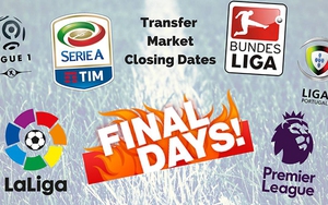 Khi nào thị trường chuyển nhượng Hè 2020 đóng cửa?