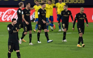 Cadiz 2-1 Barcelona: Hàng thủ mắc sai lầm, Barcelona bại trận cay đắng