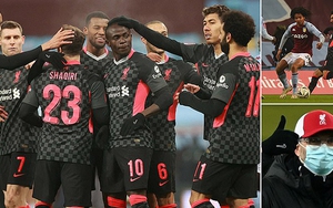 Aston Villa 1-4 Liverpool: Ghi 3 bàn trong 5 phút, Liverpool vùi dập đội hình trẻ của Villa