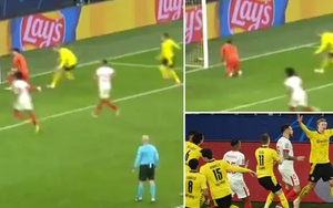 Haaland gây phẫn nộ vì ăn mừng kiểu chế nhạo thủ môn