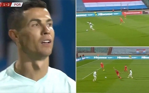 Ronaldo bỏ lỡ khó tin dù đối mặt thủ môn và không bị kèm