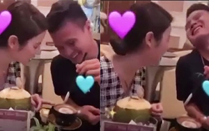 Lộ clip Quang Hải thân mật bên bạn gái tin đồn