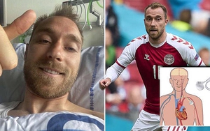 Christian Eriksen chính thức xuất viện
