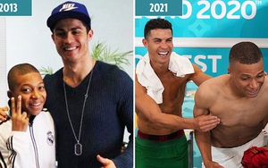 Khoảnh khắc Ronaldo và Mbappe đùa giỡn gây sốt ở EURO 2021