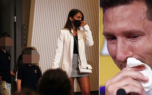 Vợ Messi bùi ngùi khi phải rời đi, hội WAGs Barcelona cùng chia sẻ