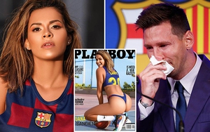Mẫu Playboy muốn đấu giá khăn lau nước mắt của Messi