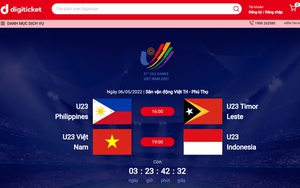 Vé bóng đá nam SEA Games của U23 Việt Nam vừa mở đã bán hết