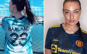 Người mẫu Na Uy mặc áo, cầu xin Erling Haaland đến MU