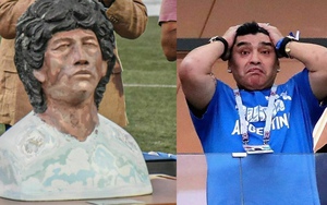 Tượng Maradona gia nhập 'Những thảm họa nghệ thuật' của các ngôi sao bóng đá