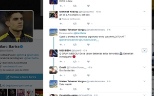 Chúc mừng Messi, Bartra phải đón nhận bình luận 'rùng mình'