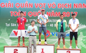 Minh Tuấn lên ngôi vô địch giải quần vợt nam toàn quốc 2017