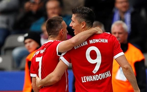 Video clip highlights bàn thắng trận Hertha Berlin 2-2 Bayern Munich