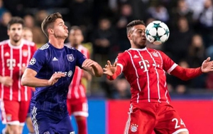 Video clip highlights bàn thắng trận Anderlecht 1-2 Bayern Munich