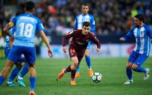 Video bàn thắng highlights trận Malaga 0-2 Barcelona: Không cần Messi, Barca vẫn thắng dễ