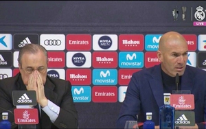 Hình ảnh hiếm hoi: Chủ tịch Perez đau đớn, thất thần chứng kiến Zidane từ chức HLV Real