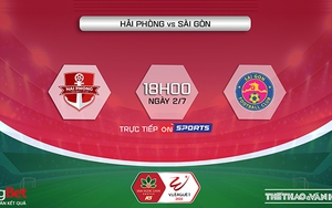 VIDEO Hải Phòng vs Sài Gòn: Xem trực tiếp bóng đá V-League 2022 hôm nay