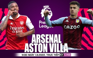 Soi kèo nhà cái Arsenal vs Aston Villa. Nhận định dự đoán bóng đá Ngoại hạng Anh (1h30, 1/9)