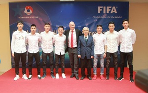 Chủ tịch FIFA Gianni Infantino khen bóng đá Việt Nam vĩ đại