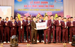 CLB Nam Định nhận được gói tài trợ 20 tỷ /1 năm