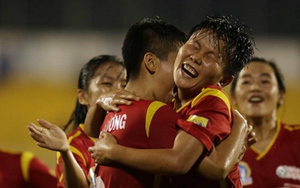 Vô địch bóng đá nữ nhận thưởng bằng 1/10 vô địch V.League