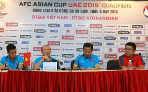 HLV Park Hang Seo tin tuyển Việt Nam sẽ thắng Afghanistan