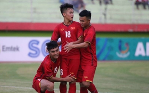 U19 Việt Nam đại thắng U19 Philippines tại giải Đông Nam Á