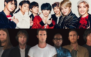 Maroon 5 úp mở cú 'bắt tay' với BTS, fan cực kỳ phấn khích