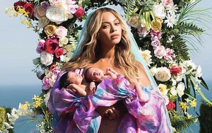 Beyonce lần đầu khoe cặp song sinh một tuổi cực kháu khỉnh, xinh xắn